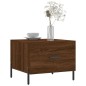 vidaXL Couchtisch Braun Eichen-Optik 50x50x40 cm Holzwerkstoff vidaXL Couchtisch Braun Eichen-Optik 50x50x40 cm Holzwerkstoff