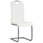 vidaXL Freischwinger 2 Stk. Weiß Kunstleder vidaXL Freischwinger 2 Stk. Weiß Kunstleder