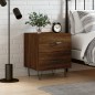 vidaXL Nachttisch Braune Eiche 40x35x47,5 cm Holzwerkstoff vidaXL Nachttisch Braune Eiche 40x35x47,5 cm Holzwerkstoff