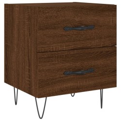vidaXL Nachttisch Braune Eiche 40x35x47,5 cm Holzwerkstoff
