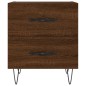 vidaXL Nachttisch Braune Eiche 40x35x47,5 cm Holzwerkstoff vidaXL Nachttisch Braune Eiche 40x35x47,5 cm Holzwerkstoff