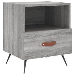 vidaXL Nachttisch Grau Sonoma 40x35x47,5 cm Holzwerkstoff