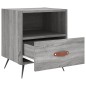 vidaXL Nachttisch Grau Sonoma 40x35x47,5 cm Holzwerkstoff vidaXL Nachttisch Grau Sonoma 40x35x47,5 cm Holzwerkstoff