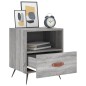 vidaXL Nachttisch Grau Sonoma 40x35x47,5 cm Holzwerkstoff vidaXL Nachttisch Grau Sonoma 40x35x47,5 cm Holzwerkstoff