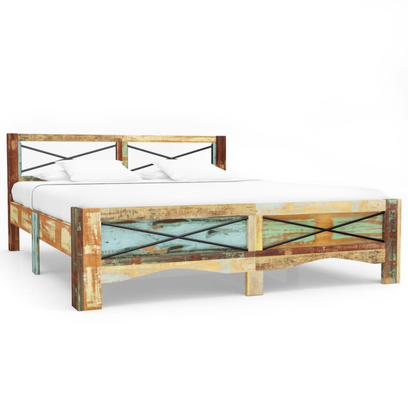 vidaXL Massivholzbett Altholz 180x200 cm vidaXL Massivholzbett Altholz 180x200 cm