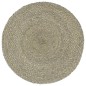 vidaXL Tischsets 6 Stk. Uni Grau 38 cm Rund Jute vidaXL Tischsets 6 Stk. Uni Grau 38 cm Rund Jute