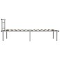vidaXL Bettgestell Grau Metall 90x200 cm vidaXL Bettgestell Grau Metall 90x200 cm