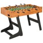 vidaXL Klappbarer Kickertisch 121 x 61 x 80 cm Hellbraun vidaXL Klappbarer Kickertisch 121 x 61 x 80 cm Hellbraun