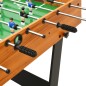 vidaXL Klappbarer Kickertisch 121 x 61 x 80 cm Hellbraun vidaXL Klappbarer Kickertisch 121 x 61 x 80 cm Hellbraun