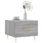 vidaXL Couchtisch Grau Sonoma 50x50x40 cm Holzwerkstoff vidaXL Couchtisch Grau Sonoma 50x50x40 cm Holzwerkstoff