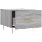 vidaXL Couchtisch Grau Sonoma 50x50x40 cm Holzwerkstoff vidaXL Couchtisch Grau Sonoma 50x50x40 cm Holzwerkstoff