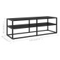 vidaXL TV-Schrank Schwarz mit Schwarzem Hartglas 120x40x40 cm vidaXL TV-Schrank Schwarz mit Schwarzem Hartglas 120x40x40 cm