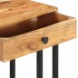 vidaXL Beistelltisch U-Form 45x30x61 cm Akazie Massivholz vidaXL Beistelltisch U-Form 45x30x61 cm Akazie Massivholz
