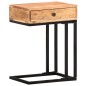 vidaXL Beistelltisch U-Form 45x30x61 cm Akazie Massivholz vidaXL Beistelltisch U-Form 45x30x61 cm Akazie Massivholz