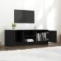 vidaXL TV-Schrank Schwarz 102x35x36,5 cm Holzwerkstoff vidaXL TV-Schrank Schwarz 102x35x36,5 cm Holzwerkstoff
