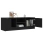 vidaXL TV-Schrank Schwarz 102x35x36,5 cm Holzwerkstoff vidaXL TV-Schrank Schwarz 102x35x36,5 cm Holzwerkstoff