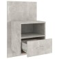 vidaXL Wand-Nachttische 2 Stk. Betongrau vidaXL Wand-Nachttische 2 Stk. Betongrau
