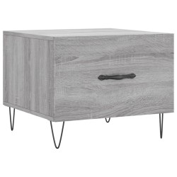 vidaXL Couchtisch Grau Sonoma 50x50x40 cm Holzwerkstoff