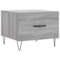 vidaXL Couchtisch Grau Sonoma 50x50x40 cm Holzwerkstoff vidaXL Couchtisch Grau Sonoma 50x50x40 cm Holzwerkstoff