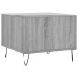 vidaXL Couchtisch Grau Sonoma 50x50x40 cm Holzwerkstoff vidaXL Couchtisch Grau Sonoma 50x50x40 cm Holzwerkstoff