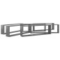 vidaXL Würfelregale 6 Stk. Hochglanz-Grau 100x15x30 cm Holzwerkstoff vidaXL Würfelregale 6 Stk. Hochglanz-Grau 100x15x30 cm Holzwerkstoff