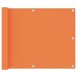 vidaXL Balkon-Sichtschutz Orange 75x400 cm Oxford-Gewebe vidaXL Balkon-Sichtschutz Orange 75x400 cm Oxford-Gewebe