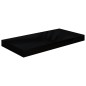 vidaXL Schwebendes Wandregal Hochglanz-Schwarz 50x23x3,8 cm MDF vidaXL Schwebendes Wandregal Hochglanz-Schwarz 50x23x3,8 cm MDF