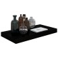 vidaXL Schwebendes Wandregal Hochglanz-Schwarz 50x23x3,8 cm MDF vidaXL Schwebendes Wandregal Hochglanz-Schwarz 50x23x3,8 cm MDF