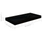 vidaXL Schwebendes Wandregal Hochglanz-Schwarz 50x23x3,8 cm MDF vidaXL Schwebendes Wandregal Hochglanz-Schwarz 50x23x3,8 cm MDF