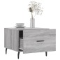 vidaXL Couchtisch Grau Sonoma 50x50x40 cm Holzwerkstoff vidaXL Couchtisch Grau Sonoma 50x50x40 cm Holzwerkstoff