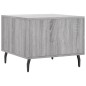 vidaXL Couchtisch Grau Sonoma 50x50x40 cm Holzwerkstoff vidaXL Couchtisch Grau Sonoma 50x50x40 cm Holzwerkstoff