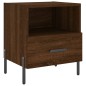 vidaXL Nachttisch Braune Eiche 40x35x47,5 cm Holzwerkstoff vidaXL Nachttisch Braune Eiche 40x35x47,5 cm Holzwerkstoff