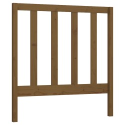 vidaXL Kopfteil Honigbraun 106x4x100 cm Massivholz Kiefer