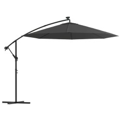vidaXL Ampelschirm mit Aluminium-Mast 300 cm Anthrazit