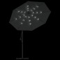 vidaXL Ampelschirm mit Aluminium-Mast 300 cm Anthrazit vidaXL Ampelschirm mit Aluminium-Mast 300 cm Anthrazit