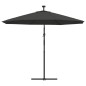 vidaXL Ampelschirm mit Aluminium-Mast 300 cm Anthrazit vidaXL Ampelschirm mit Aluminium-Mast 300 cm Anthrazit
