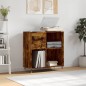 vidaXL Plattenschrank Räuchereiche 84,5x38x89 cm Holzwerkstoff vidaXL Plattenschrank Räuchereiche 84,5x38x89 cm Holzwerkstoff