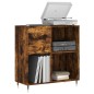 vidaXL Plattenschrank Räuchereiche 84,5x38x89 cm Holzwerkstoff vidaXL Plattenschrank Räuchereiche 84,5x38x89 cm Holzwerkstoff