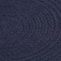 vidaXL Tischsets 6 Stk. Uni Marineblau 38 cm Rund Baumwolle vidaXL Tischsets 6 Stk. Uni Marineblau 38 cm Rund Baumwolle