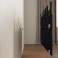 vidaXL Wand-Kopfteil Schwarz 185x3x80 cm Massivholz Kiefer