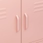 vidaXL Lagerschrank Rosa 80x35x101,5 cm Stahl vidaXL Lagerschrank Rosa 80x35x101,5 cm Stahl