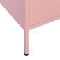 vidaXL Lagerschrank Rosa 80x35x101,5 cm Stahl vidaXL Lagerschrank Rosa 80x35x101,5 cm Stahl