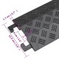 vidaXL Kabelbrücken 2 Stk. 98,5 cm Schwarz vidaXL Kabelbrücken 2 Stk. 98,5 cm Schwarz