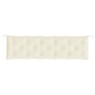 Gartenbank-Auflage Cremeweiß 180x50x7 cm Oxford-Gewebe Gartenbank-Auflage Cremeweiß 180x50x7 cm Oxford-Gewebe