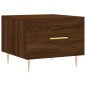 vidaXL Couchtisch Braun Eichen-Optik 50x50x40 cm Holzwerkstoff vidaXL Couchtisch Braun Eichen-Optik 50x50x40 cm Holzwerkstoff