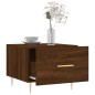 vidaXL Couchtisch Braun Eichen-Optik 50x50x40 cm Holzwerkstoff vidaXL Couchtisch Braun Eichen-Optik 50x50x40 cm Holzwerkstoff