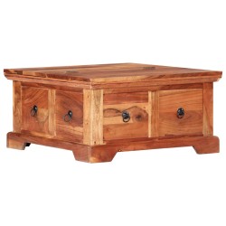 vidaXL Couchtisch 66 x 70 x 35 cm Massivholz Akazie
