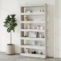 vidaXL Bücherregal/Raumteiler Betongrau 100×30×198 cm Holzwerkstoff vidaXL Bücherregal/Raumteiler Betongrau 100×30×198 cm Holzwerkstoff