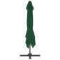 vidaXL Ampelschirm mit Aluminium-Mast 400 x 300 cm Grün vidaXL Ampelschirm mit Aluminium-Mast 400 x 300 cm Grün