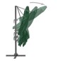 vidaXL Ampelschirm mit Aluminium-Mast 400 x 300 cm Grün vidaXL Ampelschirm mit Aluminium-Mast 400 x 300 cm Grün